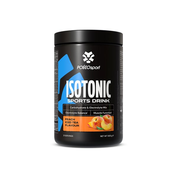 Polleo Isotonic Sports Drink, 500 g, Peach Iced Tea 500 g