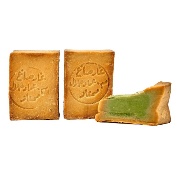 2x Aleppo Seife 80% Olivenöl & 20% Lorbeeröl, Haarseife Körperseife Duschseife Alepposeife 2x200g 2x200 g