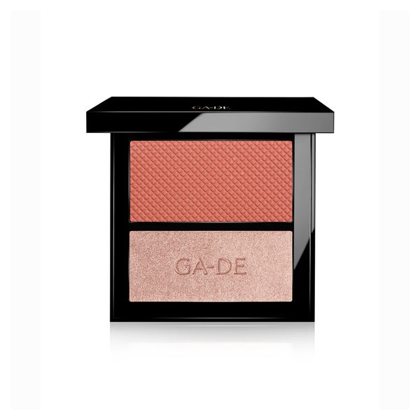 Ga-De Velveteen Blush & Shimmer Duet - 48 Peach & Glow 7,4 g