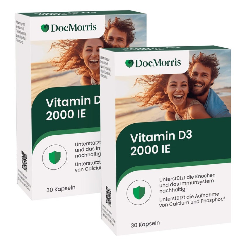 DocMorris Vitamin D3 2000 IE Doppelpack 2X30 St