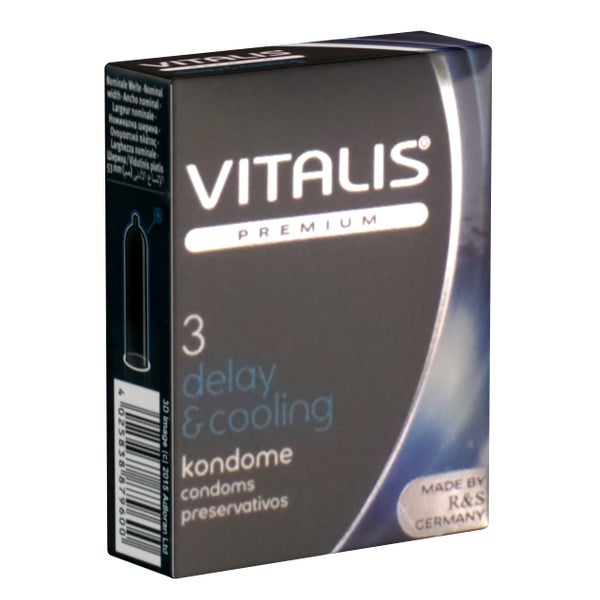 Delay & Cooling Kondome 3er – kühlend & verzögernd (3 Kondome) 3 St