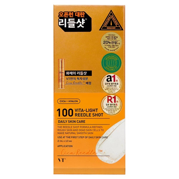 VT COSMETICS Vita-Light Reedle Shot 100 Ampullen-Set 20 ml