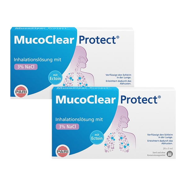 Doppelpack MucoClear Protect 2X20X5 ml