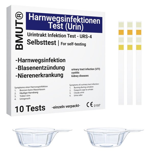 BMUT Harnwegsinfekt Teststreifen Blasenentzündung 10 St