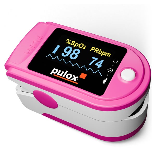 Pulox PO-200 Solo - Finger-Pulsoximeter in Pink 1 St