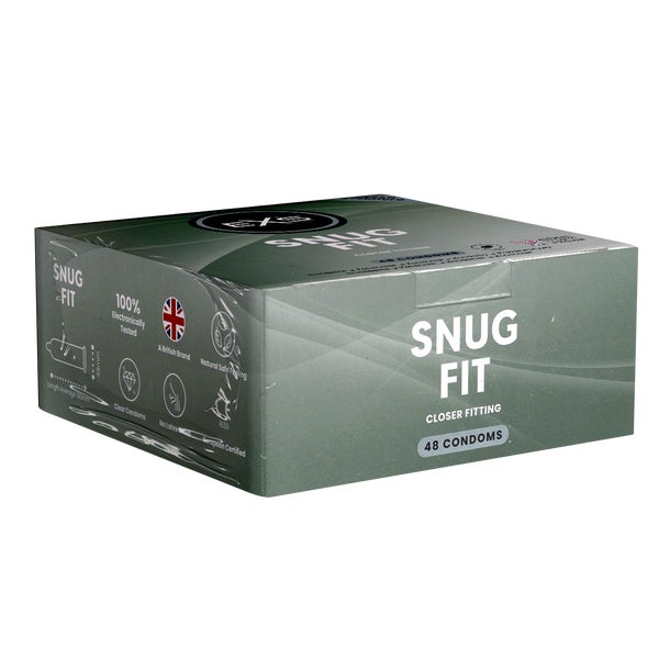 «Snug» Kondome - 48 Stück, vegan, 49 mm, extra befeuchtet (48 Kondome) 48 St