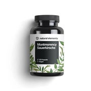 Montmorency Sauerkirsche (50:1) – 120 Kapseln – 1.100 mg Extrakt (entspricht 55.000 mg Kirschpulver) pro Tagesdosis – Kirschextrakt – vegan, hochdosiert – in Deutschland produziert & laborgeprüft 120 St