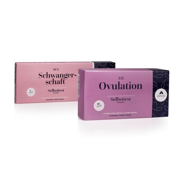 Kinderwunsch Selbsttest Bundle (Ovulationstest & Schwangerschaftstest) 2 St