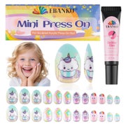 Falsche Nägel Kinder 24 Stück Presse Kits Mädchen Süße Wolke 1 St