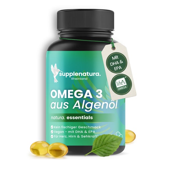 supplenatura® Omega-3 Algenöl Kapseln 90 St