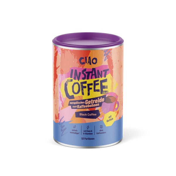 Instantkaffee auf Getreidebasis mit Koffein, Eisen und B-Vitaminen 150 g