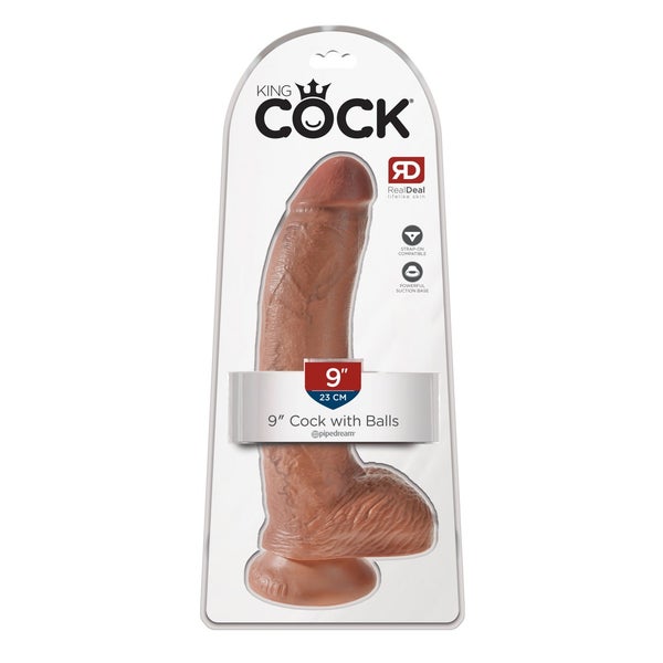 King Cock - Naturdidlo mit Hoden 23cm