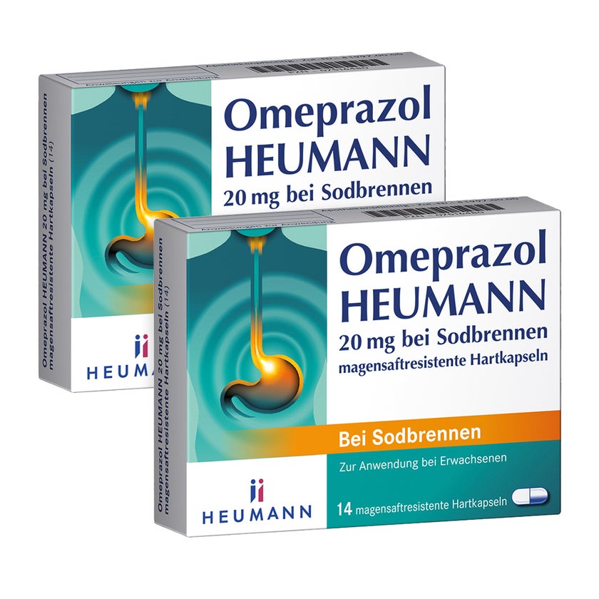 Heumann Omeprazol Doppelpack 2X14 St