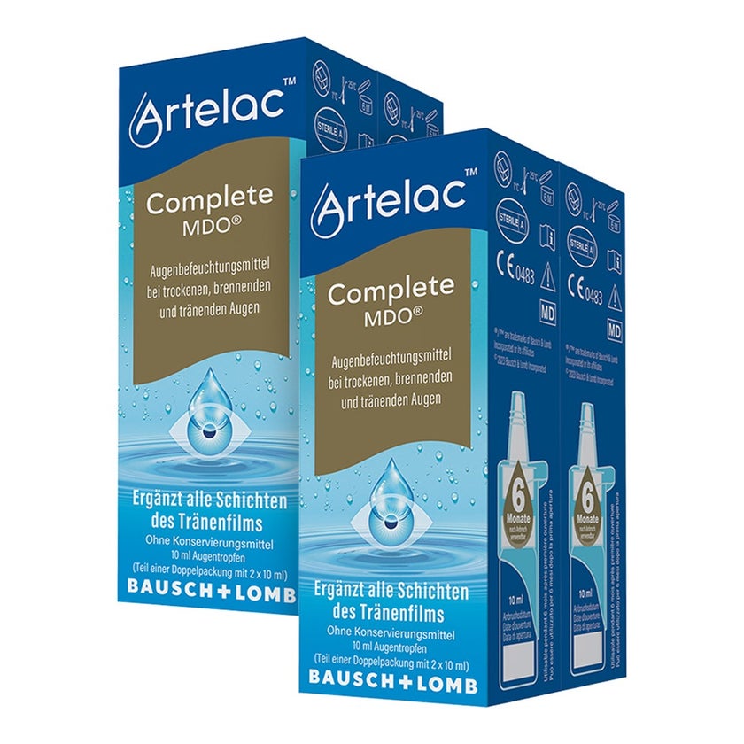 Artelac™ Complete MDO® Viererpack 4X10 ml