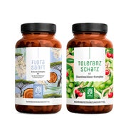 Histaminintoleranz Wohlfühl Paket: HIT Diaminoxidase & Bakterienkulturen für den Darm in einem veganen Bundle - FLORASANFT & TOLERANZSCHATZ - NATURTREU®  g