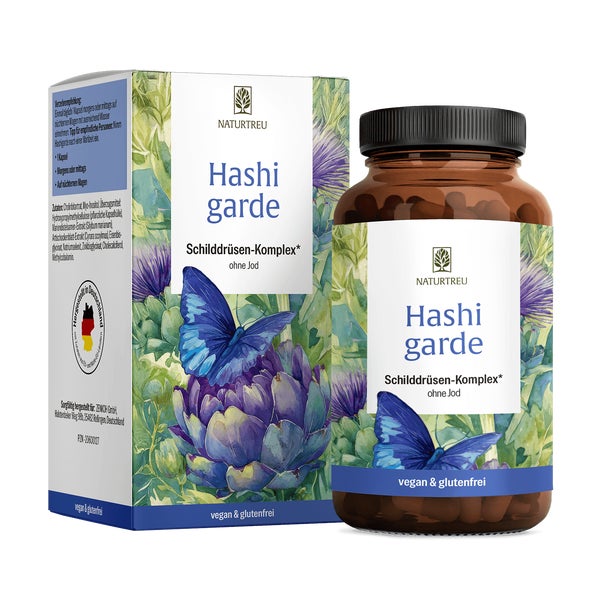 Selen & Myo-Inositol für die Schilddrüse ohne Jod HASHIGARDE 90 vegane Kapseln NATURTREU® 70.0 g