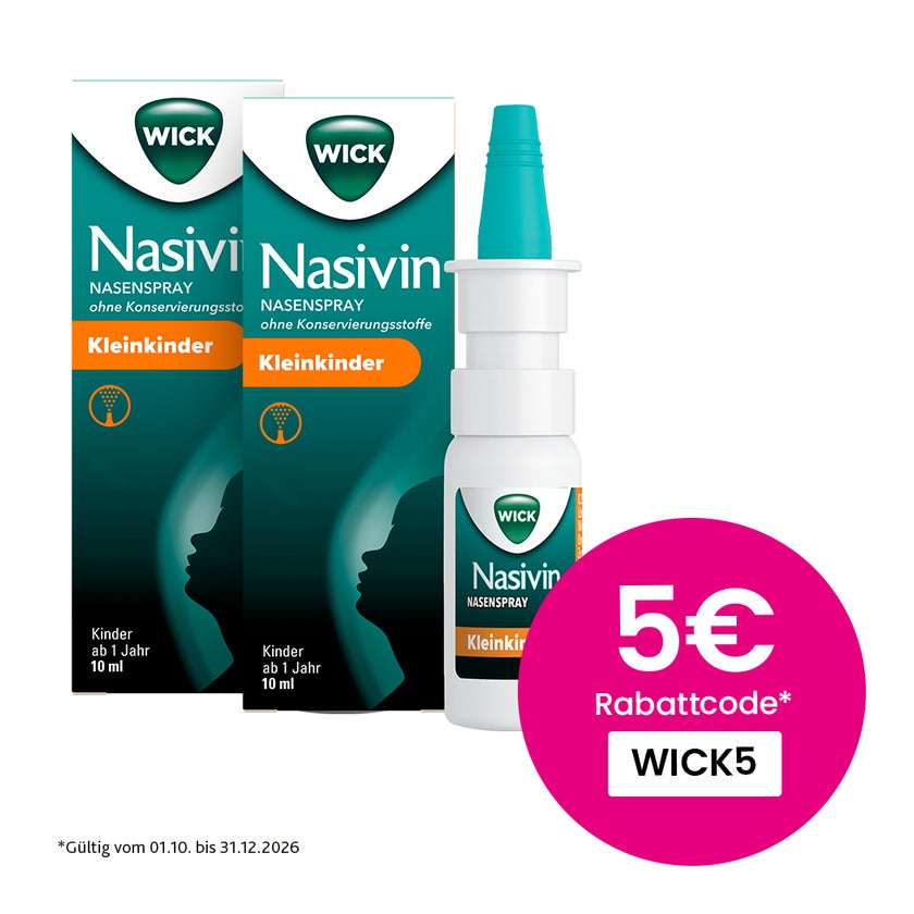 Doppelpack WICK Nasivin Nasenspr Kleinki 2X10 ml