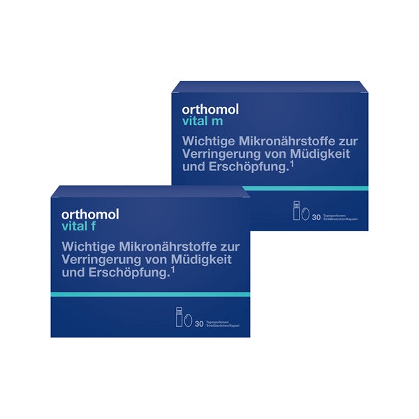 Orthomol Vital f + m Trinkfläschchen 1 Set