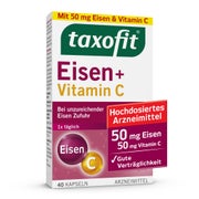 Produktabbildung: Taxofit Eisen+vitamin C Kapseln 40 St
