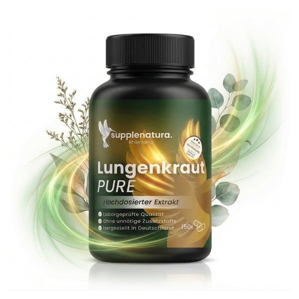 supplenatura® Lungenkraut Kapseln - 400mg Lungenkrautextrakt 150 St