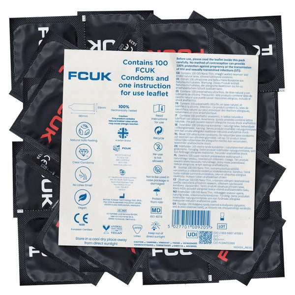 «Thin Condoms», ultradünn, 100 Stück, 53 mm Breite, Bulkpack (100 Kondome) 100 St