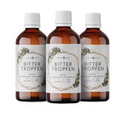 Nordic Pure Bittertropfen – 15 Kräuter nach Hildegard von Bingen 3x100 ml