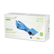 Medi-Inn Nitril blue soft Einmalhandschuhe, blau, puderfrei, Gr. S 1000 St