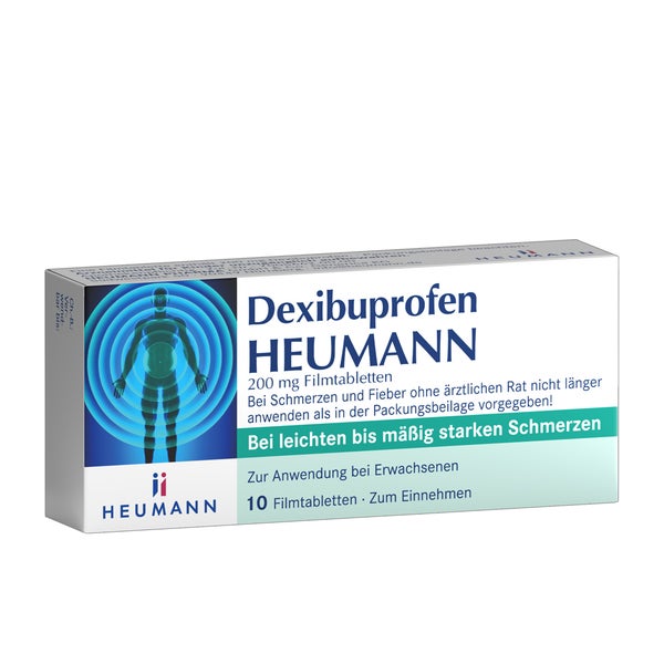 Dexibuprofen Heumann 200 Mg Filmtabletten 10 St
