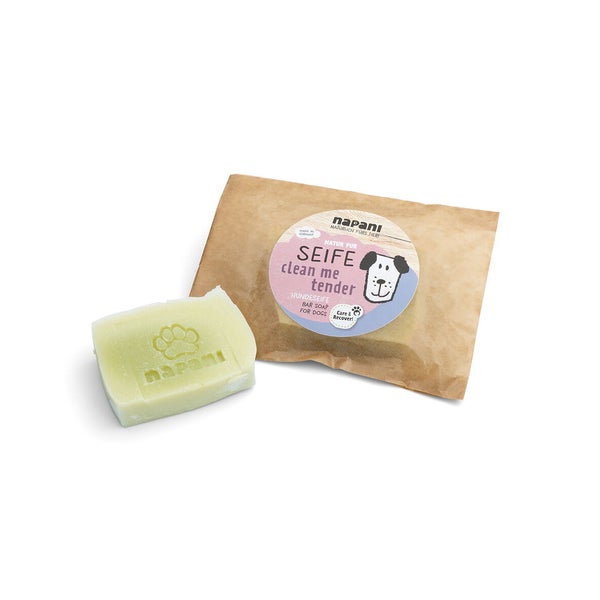 Hunde Seife "clean me tender", 80g