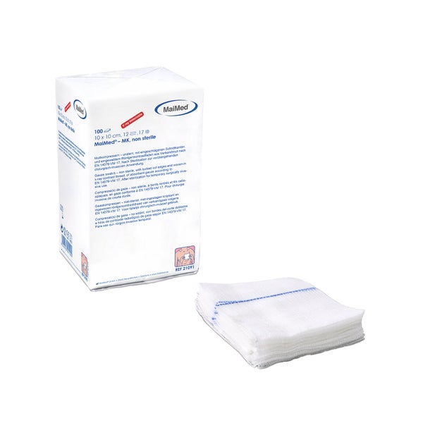 MaiMed® Mullkompressen RÖKO 12-fach - 10 x 10 cm 100.0 St