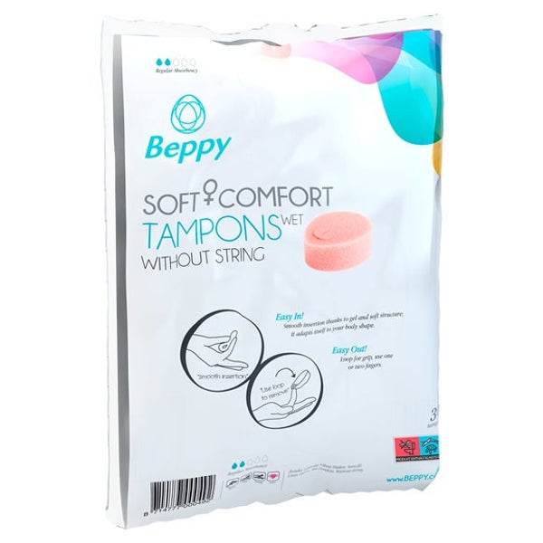 «WET» Soft + Comfort Tampons Maxipack ohne Fädchen (30 Stück) 30 St