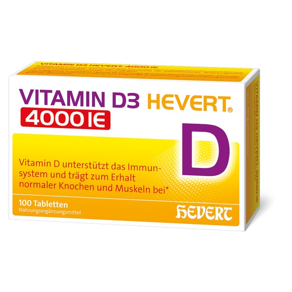 Vitamin D3 Hevert 4000 I.e. Tabletten 100 St