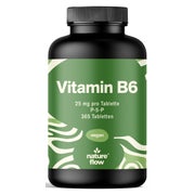 Vitamin B6 P5P 25mg - 365 Tabletten - Nature Flow 365 St