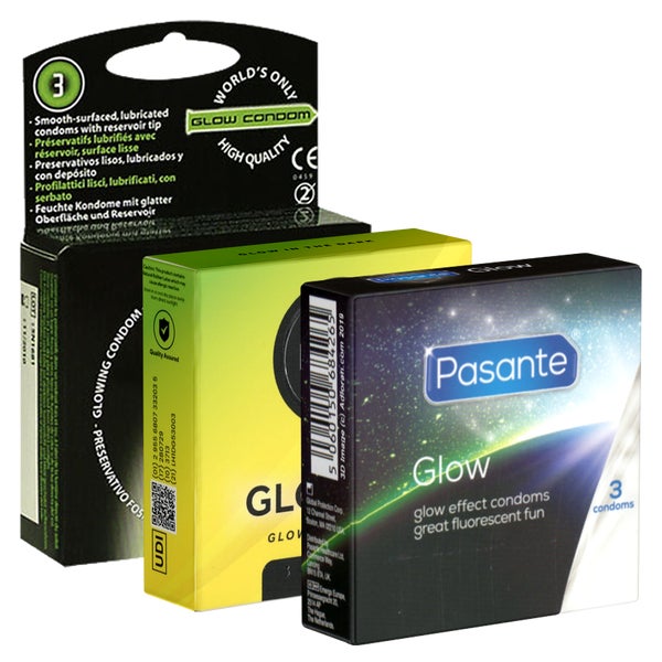 Glow Mix Nr.1 – 3x3 Leuchtkondome im Test (9 Kondome) 9 St