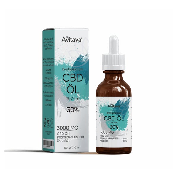 Avitava® 30 % CBD Öl THC-frei Breitspektrum - 10 ml 10 ml