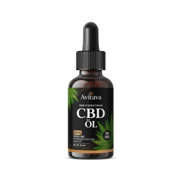 Avitava® 30 % CBD Öl THC-frei Breitspektrum 10 ml