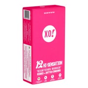 HI-Sensation 12 Kondome vegan, mit Rippen & Noppen (12 Kondome) 12 St