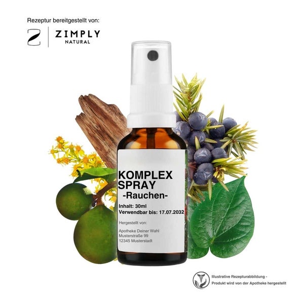 ZIMPLY NATURAL Komplexspray Rauchen Fläschchen ml
