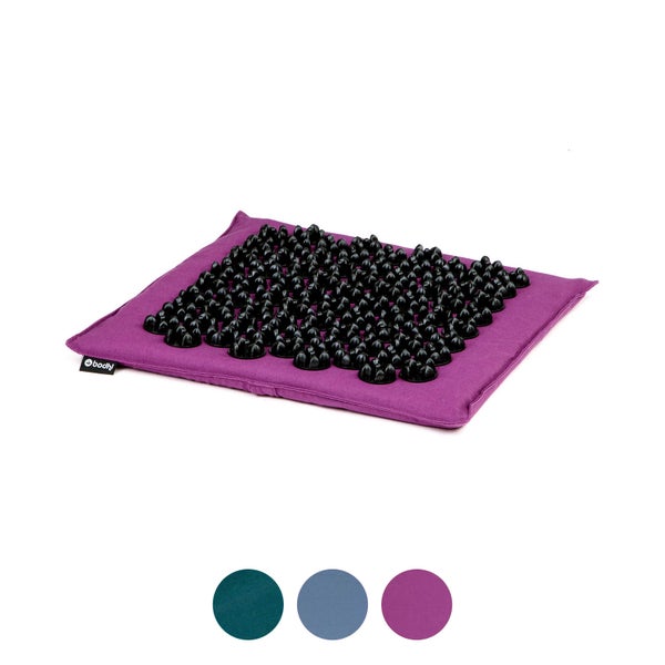 bodhi Vital Akupressur Fuß-Matte SOFT aubergine 1 St
