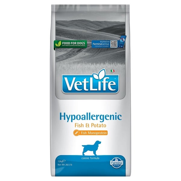 FARMINA Vet Life Hypoallergenic Fish & Potato Hund 12 kg