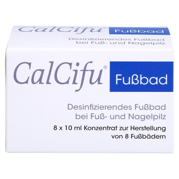 Calcifu N Desinfizierendes Fußbad 8X10 ml