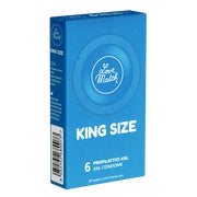 Produktabbildung: King Size – 6 extra breite Kondome, 60 mm, zylindrisch (6 Kondome) 6 St