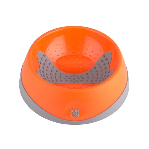 LickiMat OH Bowl - Schlecknapf für Hunde - orange - Medium 1 St