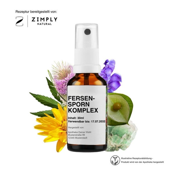 ZIMPLY NATURAL Fersensporn Komplex Fläschchen ml