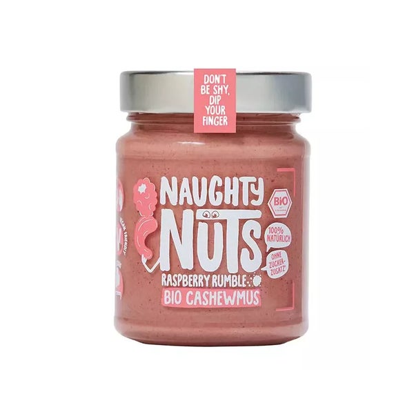 Naughty Nuts - Cashewmus Raspberry Rumble 250 g
