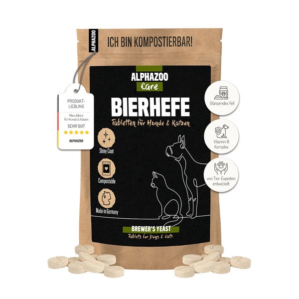 Bierhefe Tabletten für Hunde 180 g