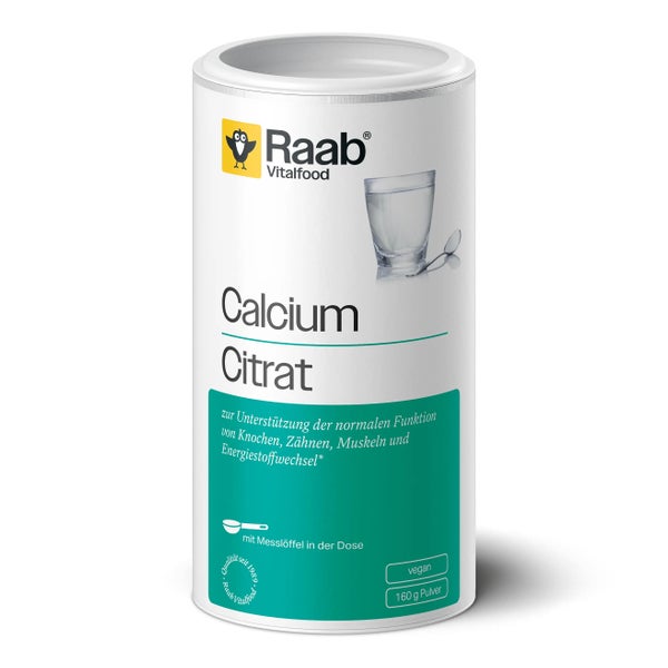 Raab Vitalfood Calciumcitrat Pulver 160 g
