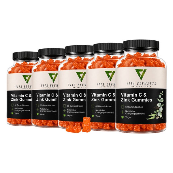 Vita Elements Vitamin C & Zink Gummies 5 x 60 St