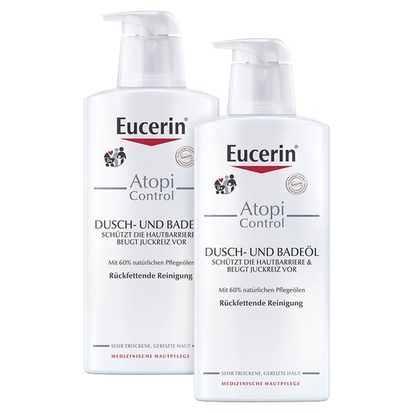 Eucerin AtopiControl Dusch- und Badeöl 2X400 ml