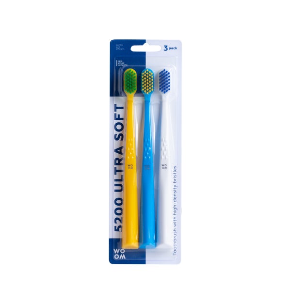 Toothbrush WOOM 5200 ULTRA SOFT, 3 pack 1 St
